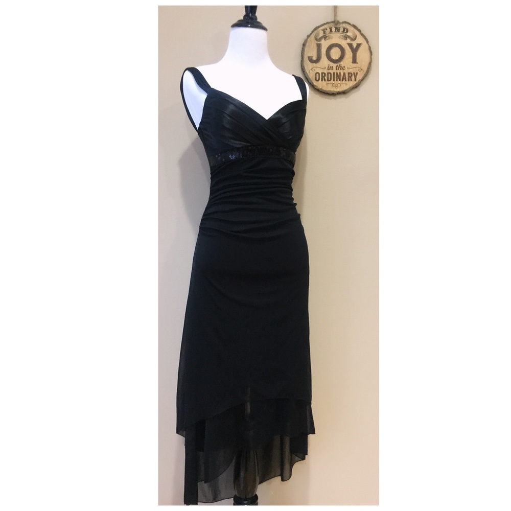 Ruby Rox Black Cocktail Prom Formal Dress XS